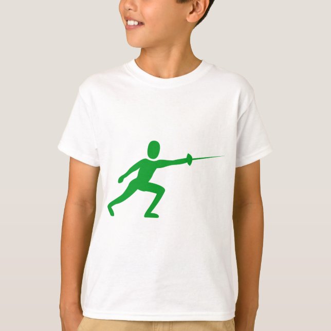 T-shirt Figure de clôture - Vert d'herbe (Devant)