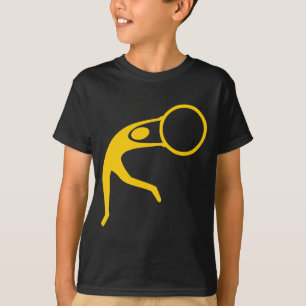 T-shirt Figure de gymnastique rythmique - Ambre