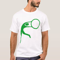 Figure de gymnastique rythmique - Vert herbe