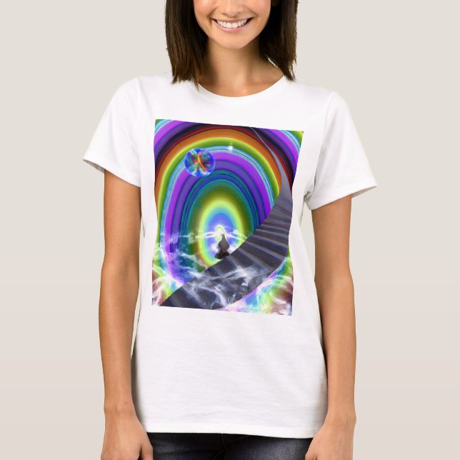 T-shirt Figure de mystère au Stargate interdimensionnel (Devant)