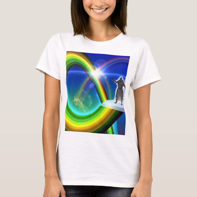 T-shirt Figure de mystère au Stargate interdimensionnel (Devant)