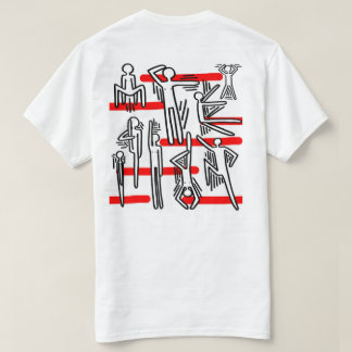 T-shirt Figure illustrée d'Unisex Maitea