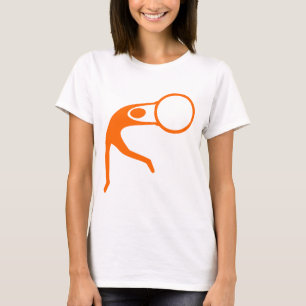 T-shirt Figure rythmique gymnastique - Orange