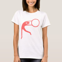 Figure rythmique gymnastique - rose tropicale