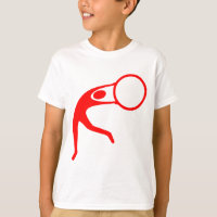Figure rythmique gymnastique - Rouge