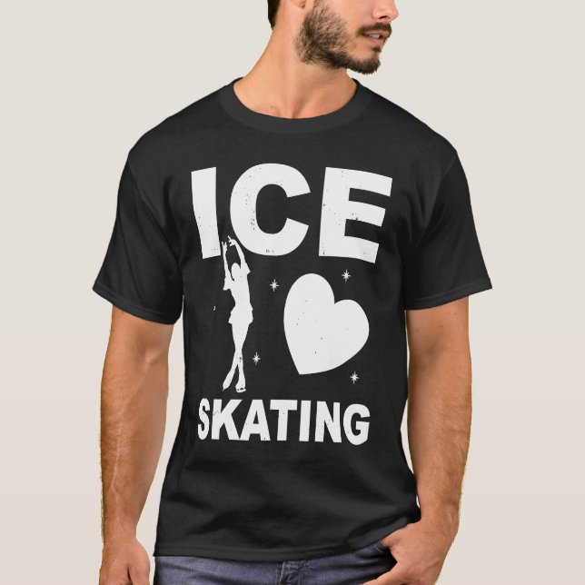 T-shirt Figure Skating Ice Skating Girls Figure Skating (Devant)