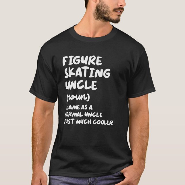 T-shirt Figure Skating Uncle Definition   Sports (Devant)