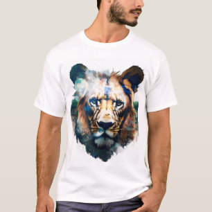 T-shirt Figurine de Lion Majestic - Roi de la Jungle