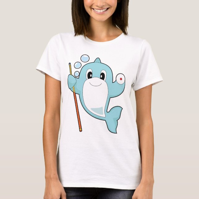 T-shirt File d'attente Dolphin Billard (Devant)