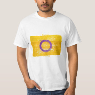 T-SHIRT FILE INTERSEXE PEINTE
