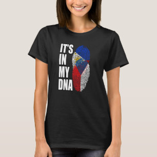 T-shirt Filipino Et Tchèque Mélangent L'ADN Patrimoine Du 