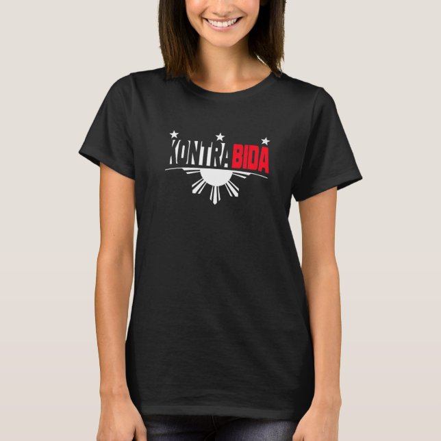 T-shirt Filipino Kontrabida Est Un Pinot Philippines (Devant)