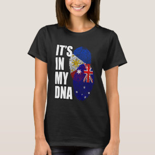T-shirt Filippin Et Australien Mélangent L'ADN Flag Herita