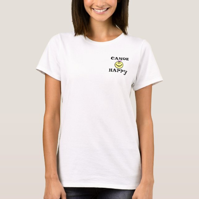 T-SHIRT FILLE 3, CANOEHAPPY (Devant)
