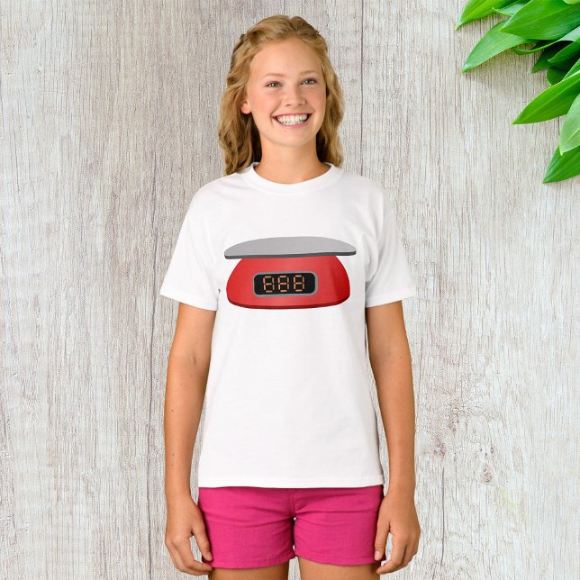 T-shirt fille à échelle de cuisine (Créateur téléchargé)