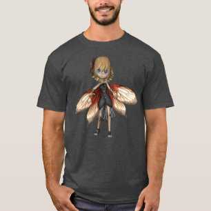 T-shirt Fille aile Fée Style Anime