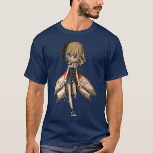 T-shirt Fille aile Fée Style Anime