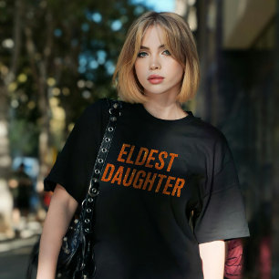 T-shirt Fille Aînée Vie Branchée D'Une Fille Drôle