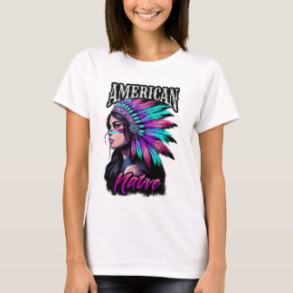 T-shirt fille américaine