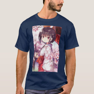 T-shirt Fille Anime WaifuAesthetic Japonaise Kawaii Manga