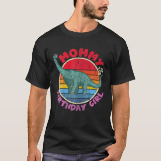 T-shirt Fille Anniversaire I Maman I Brachiosaurus I Famil