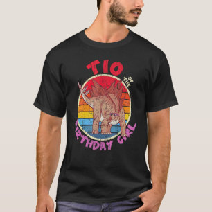T-shirt Fille Anniversaire I Tio I Stegosaurus I Famille M