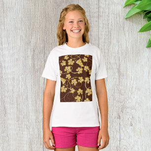T-shirt fille Arrière - plan Grapevine