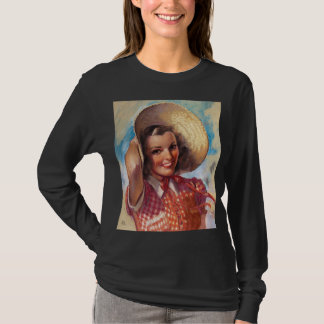 T-shirt Fille au bonnet