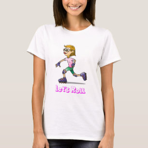 T-shirt Fille au roller