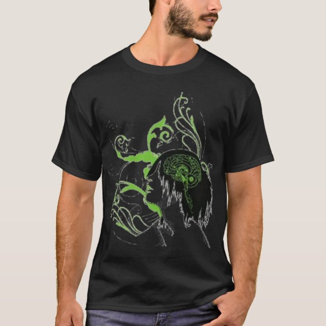 T-shirt Fille avec des cerveaux (Devant)