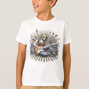 T-shirt Fille avec des vibes musicales
