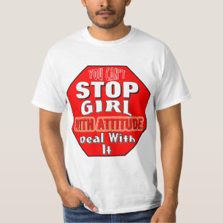 T-shirt Fille avec l'attitude