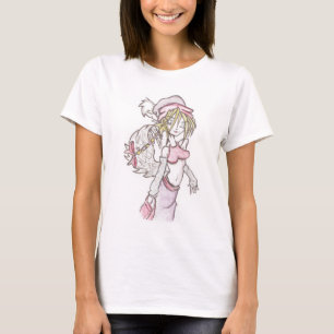 T-shirt Fille avec les ailes et le sac à main