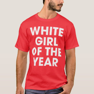 T-shirt Fille blanche de l'année Fête d'anniversaire Vacan