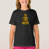 T-shirt fille Bouddha d'or