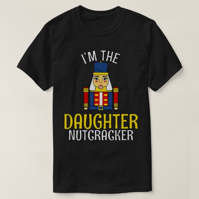 T-shirt Fille Casse-Noisette Correspondance Famille Noël 1 (Design devant)