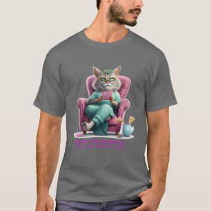 T-shirt Fille Cat Boss