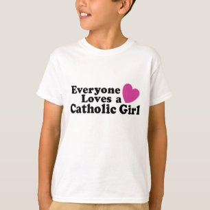 T-shirt Fille catholique