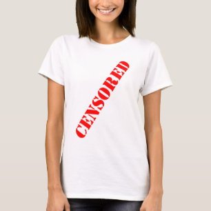 T-shirt fille censurée