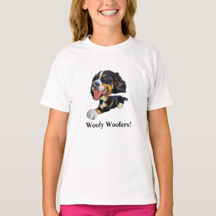 T-shirt Fille Chien de Montagne Bernese