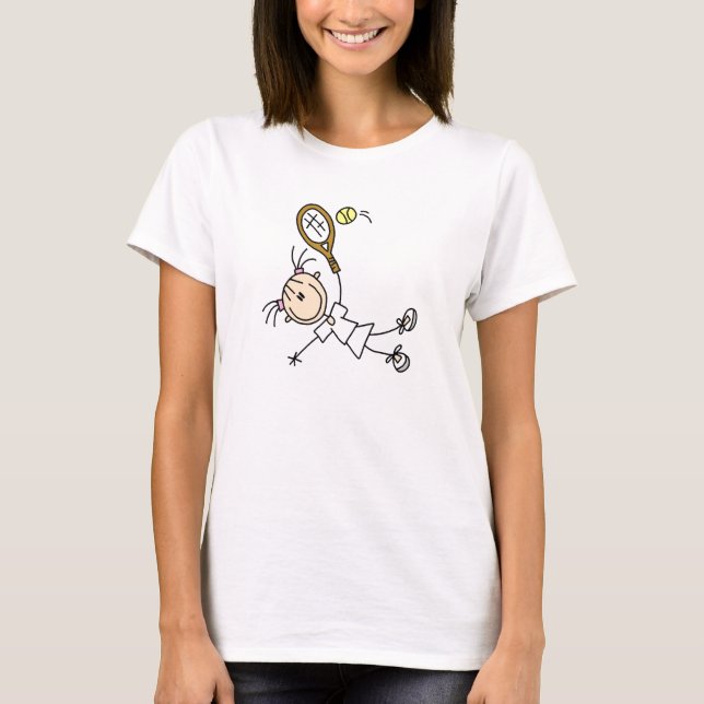 T-shirt Fille cinq de tennis (Devant)