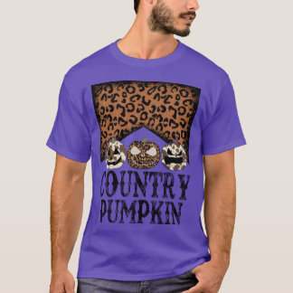 T-shirt Fille citrouille du pays d'Halloween