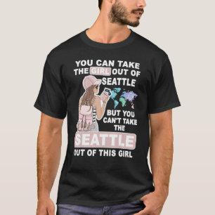 T-shirt Fille cool de Seattle City Fier Fille Seattle