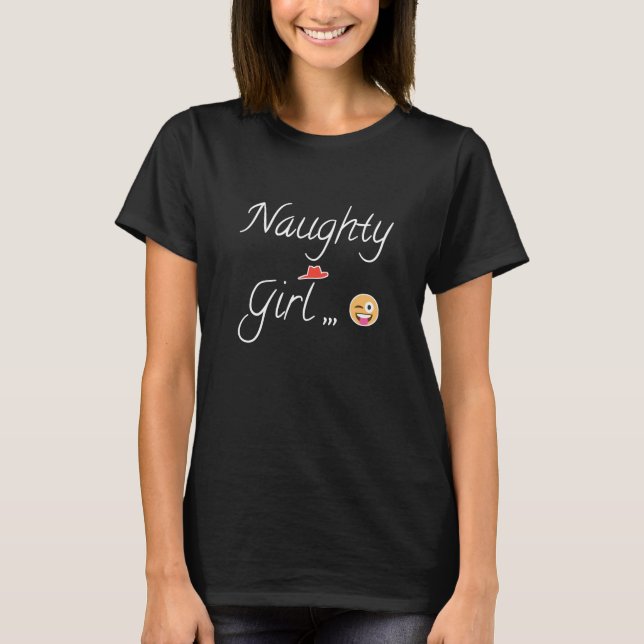 T-shirt fille coquine (Devant)