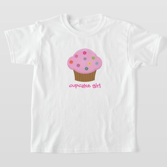 T-shirt fille Cupcake (Poser)