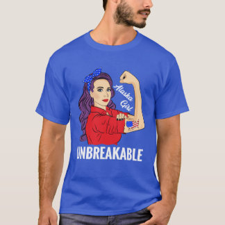 T-shirt Fille d'Alaska Femmes Inflexibles AK État Patrioti