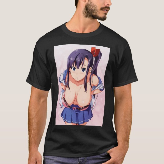 T-shirt fille d'anime (Devant)