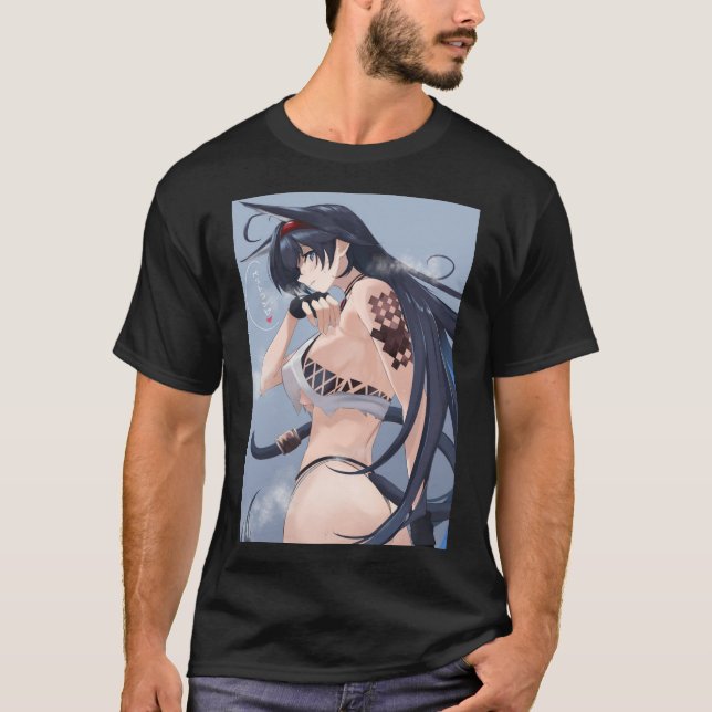 T-shirt fille d'anime (Devant)