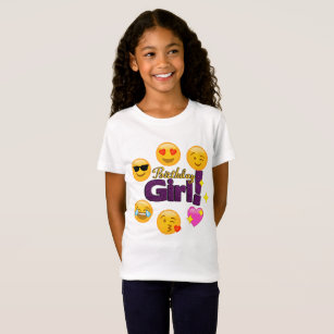 T Shirts Anniversaire Emoji Originaux Personnalisables Zazzle Ca