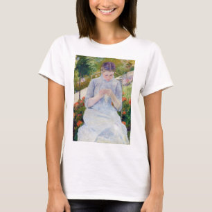 T-shirt Fille dans le jardin, Mary Cassatt